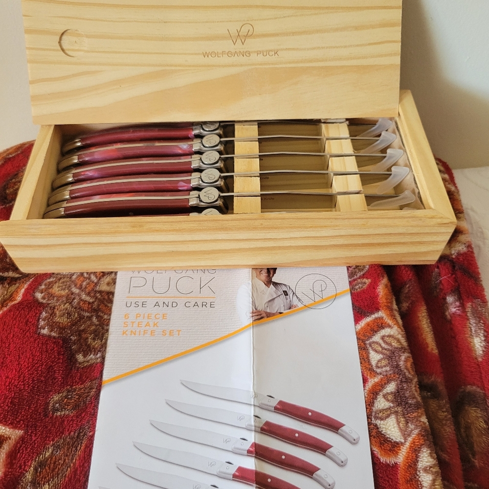Wolfgang Puck 5-Piece Steak Knife Set